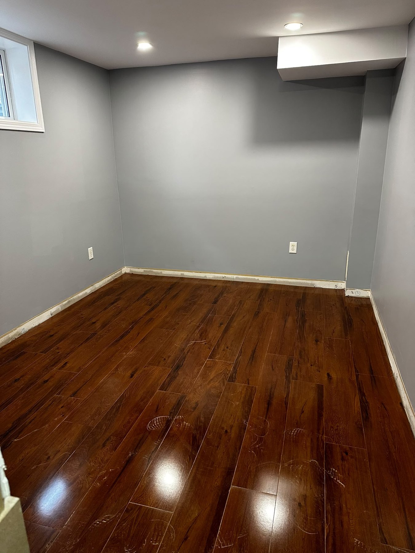 Finished Dark Wood Flooring by Reliance Contracting 168