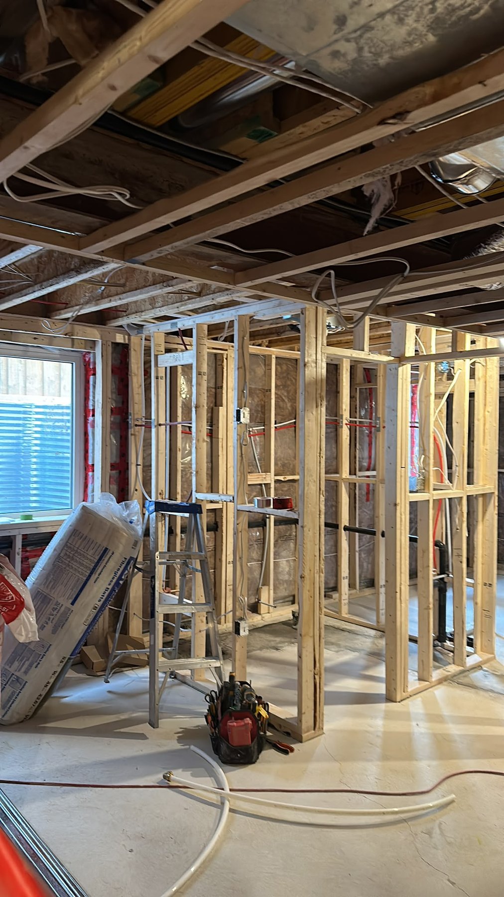 Room Framing Work by Reliance Contracting 168