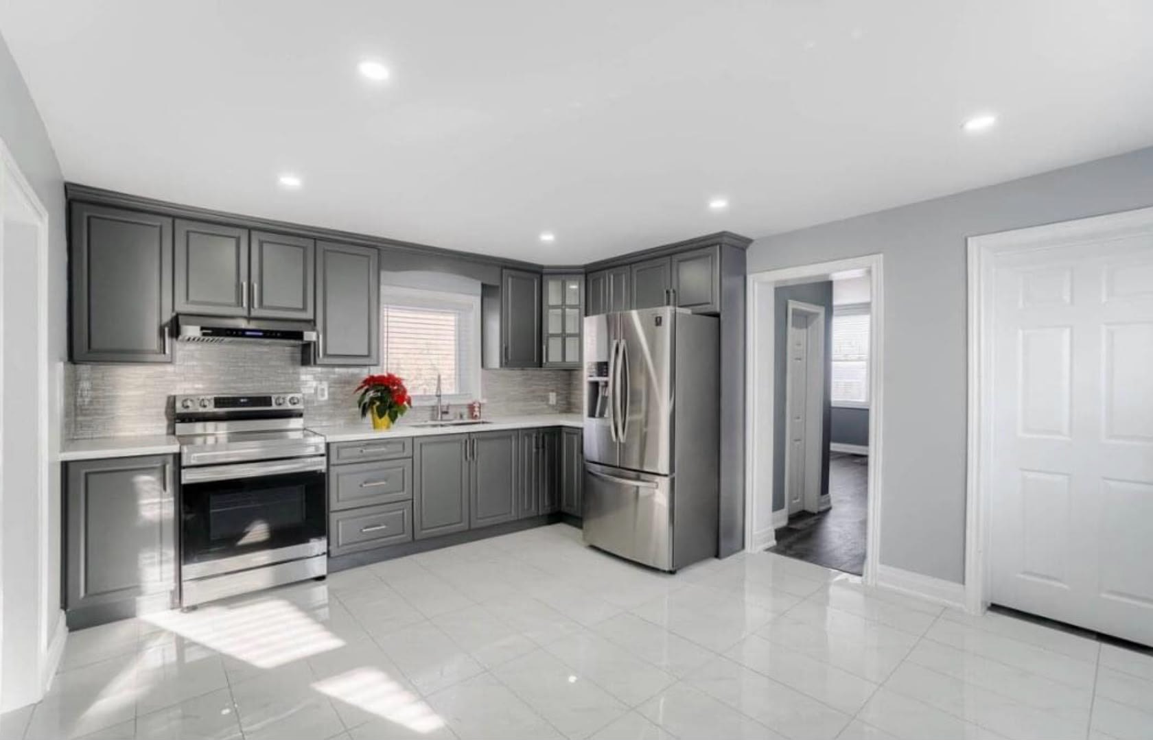 Full Grey Kitchen Renovation by Reliance Contracting 168