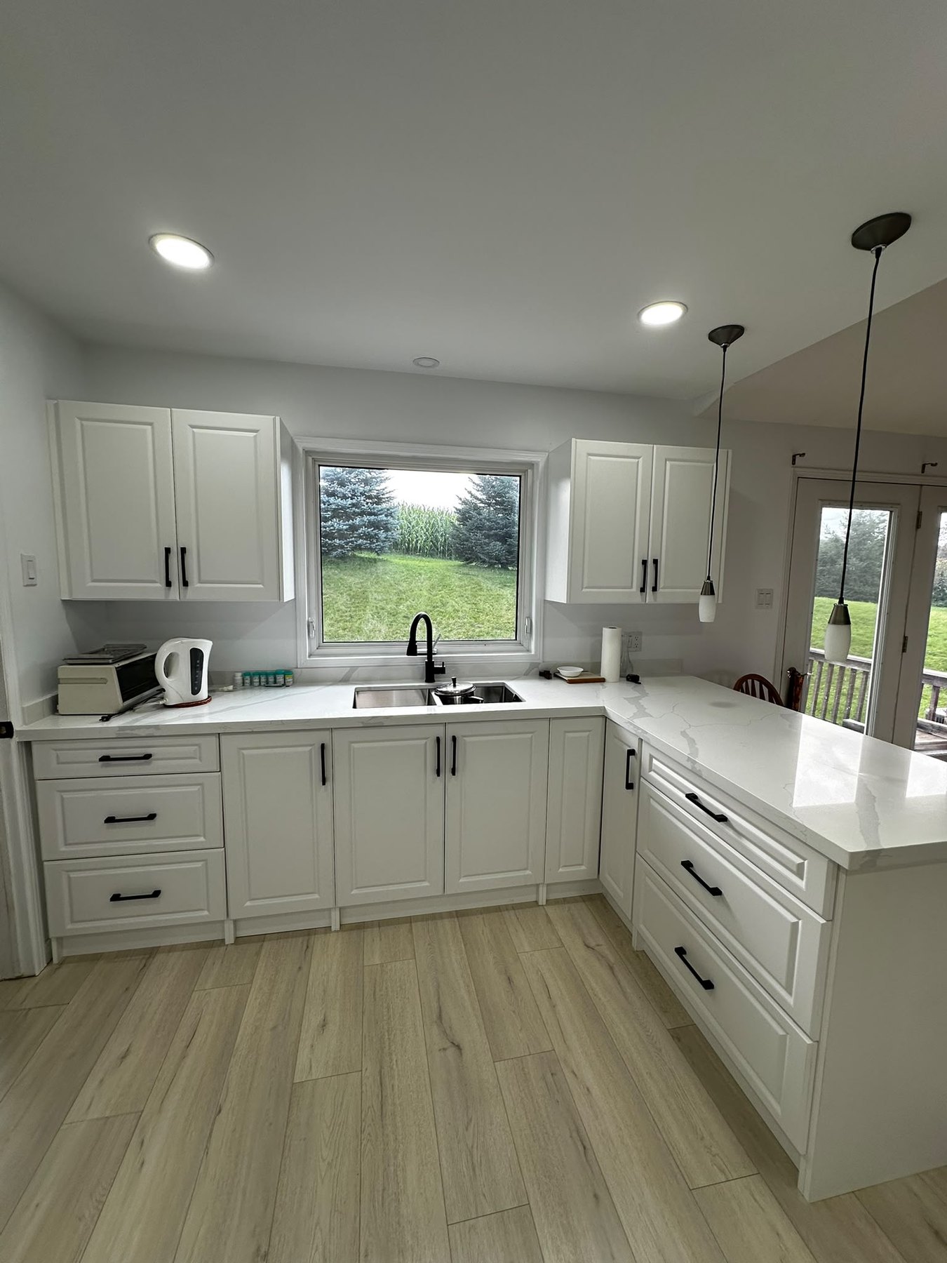 White Galley Kitchen by Reliance Contracting 168
