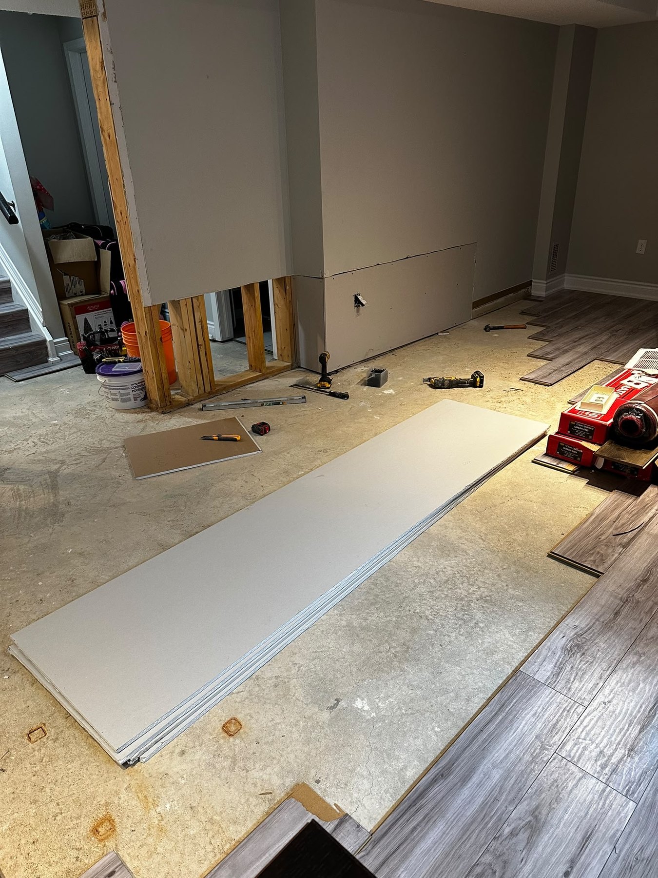 Subfloor Preparation by Reliance Contracting 168